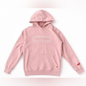 Supreme Pink Box Logo Hoodie | Y2K Streetwear | Skater | Grunge | L